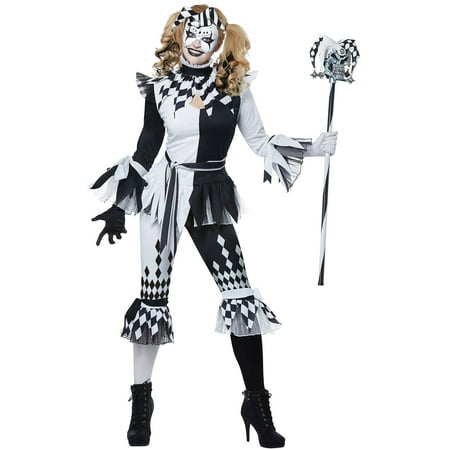 Crazy Jester Girl Adult Costume