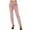 Pink, variant on Ohufall Women's Cargo Pants Fashion Slim Fit Work Pants for Business Solid Casual High Waist Straight Dress Pants for Women