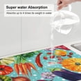 thumbnail image 6 of Kdxio Vegetable for Dish Drying Mat,24*18 inch Absorbent Dish Drainer Kitchen Counter,Large Size Dish Drying Pad for Countertops,Draining Racks, 6 of 9