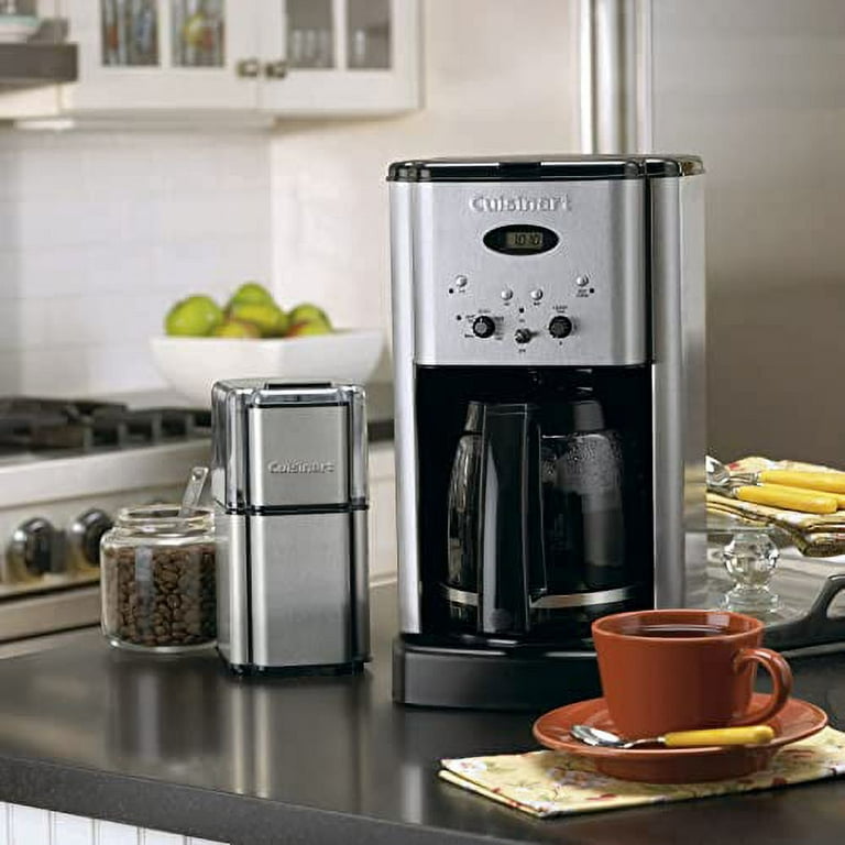 Mr. Coffee 12 Cup Programmable Coffee Maker with Thermal Carafe Option,  Chrome