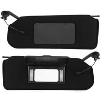 cciyu Black Windshield Sun Visor Mirror Left & Right sides Replacement fit for 1997-2004 for Chevrolet Corvette C5