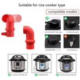 thumbnail image 2 of Silicone Steam Release Diverter Compatible with Instant Pot Accessories Silicon Pressure Cooker Pressure Release Accessory for Insta Pot Pressure Cooker Duo/Duo Black L Shape, 2 of 6