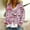Pink, variant on Gift for Girls Ofreoo Women‘s Casual Cardigan Button Christmas Printed Fashion Jacket Top Cardigan Sweaters for Women Lightweight
