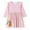 Pink A, variant on Girls Dress Short Sleeve Sailor Collar Dresses Bow Decoration School Uniform Pink 3-4 Years