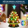 thumbnail image 3 of Árbol de Navidad de mesa Joiedomi 7 Cerámica con caja de regalo, 3 of 8
