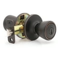 thumbnail image 4 of (2 pack) Lokhaus Keyed Entry Tulip Doorknob Oil Rubbed Bronze 2 Count, 4 of 14