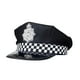 thumbnail image 3 of Sombrero de policía para niños, accesorio para fotos, sombrero de oficial de policía para niños, accesorios para fiestas, sombrero Cuadros Blanco Negro, 3 of 9