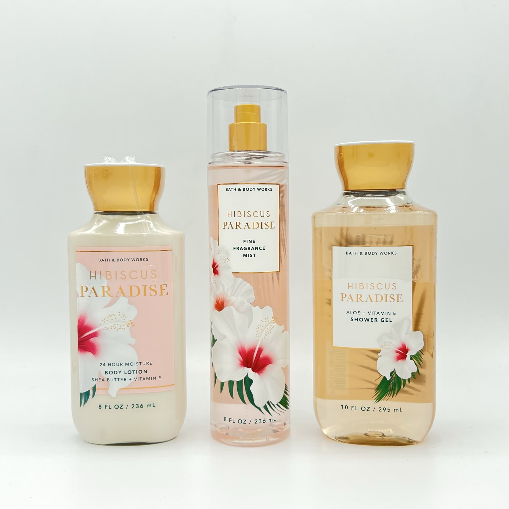 Bath & Body Works Hibiscus Paradise 8oz Body Lotion, 8oz Fine Fragrance