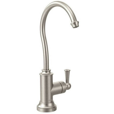 Moen Sip Traditional Spot Resist Stainless One-Handle Beverage Faucet
