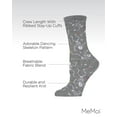 thumbnail image 3 of MeMoi Dancing Dead Skeleton Crew Socks - Mens - Male, 3 of 7