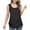 Black-11, variant on Mittory Women's Sleeveless Tank Tops Double Layers Chiffon Casual Blouse Tunic Shirts