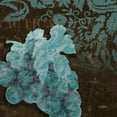 thumbnail image 2 of Stimson, Diane 15x15 White Modern Wood Framed Museum Art Print Titled - Grape Damask, 2 of 4