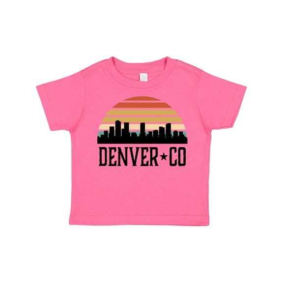 Inktastic Denver Colorado Skyline Vintage Boys or Girls Toddler T-Shirt