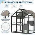 thumbnail image 3 of Aluminum Extra Large Catio Outdoor Cat Enclosure for Multiple Cats,Walk-In Large Outdoor Cat Enclosure Catio Large Cat Run, Cats Run Enclosure Kitten Condo with Channels, Side Door, UV Proof Cover, Hu, 3 of 7