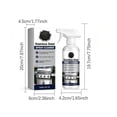 thumbnail image 3 of MMJ Stainless Steel Cleaner Spray 120ml Polish Remover Fingerprint Grease Water Stain Appliance Metal Shine, 3 of 9