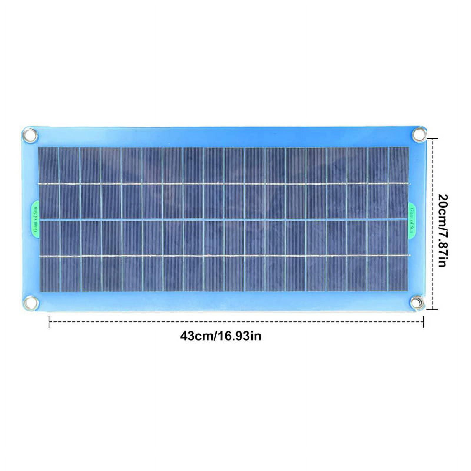3X 300W Solar Panel 12V 5V USB Controller Waterproof Monocrystalin Solar Cells Battery Charger -100A