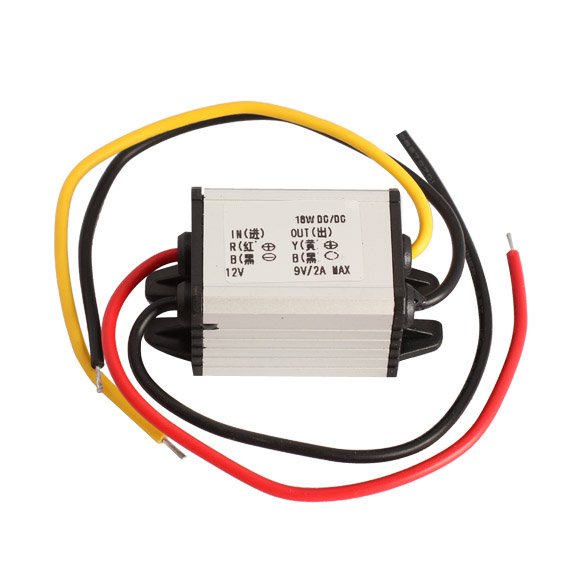 Convertidor de cargador de coche 12V a 9V 2A 18W DC a DC Buck Step Down Module Tmvgtek Accesorios para autos y motos