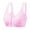 Pink womens tops, variant on Dianli Bras for Women Solid Casual Comfy Women's Underwear Thin Large Size No Sponge Side Collection Breathable Upper Collection Auxiliary Breast Gathered Anti-sagging No Steel Ring Bra