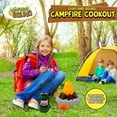 thumbnail image 4 of Nature Bound: Campfire Cookout - 13pc Light & Sound Camping Toy Playset, Crackling Campfire, S'mores-Lantern-Fish, In-Outdoor Pretend Play, Kids 3+, 4 of 11