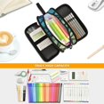 thumbnail image 5 of FORMRS Pencil Case with 3 Compartments Zipper Pouch, Elementary School Level and up, Colorful Dragon Scales Pattern, 5 of 8