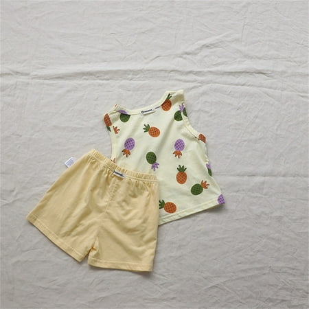 

kpoplk Toddler Summer Outfits For Girls 3Pcs Baby Girls Boys Dad s Little Fishing Buddy Romper Short Sleeve Top Fish Shorts Headband Summer Outfits(Yellow)