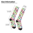 thumbnail image 5 of Easygdp Vector Mexican Otomi Style Bright Fashionable Adult Sockings&Sports Sockings&Breathable Sockings, Non-Pilling,Contrasting Color Design, 5 of 9