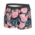 thumbnail image 5 of Goofa Rose Flowers Printed Men's Boxer Briefs Underwear, Moisture-Wicking Underwear, Trunk,Soft and Breathable Cotton Underwear-Medium, 5 of 9