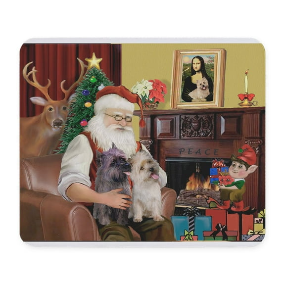 CafePress - Santa'scairn Mousepad - Non-slip Rubber Mousepad, Gaming Mouse Pad