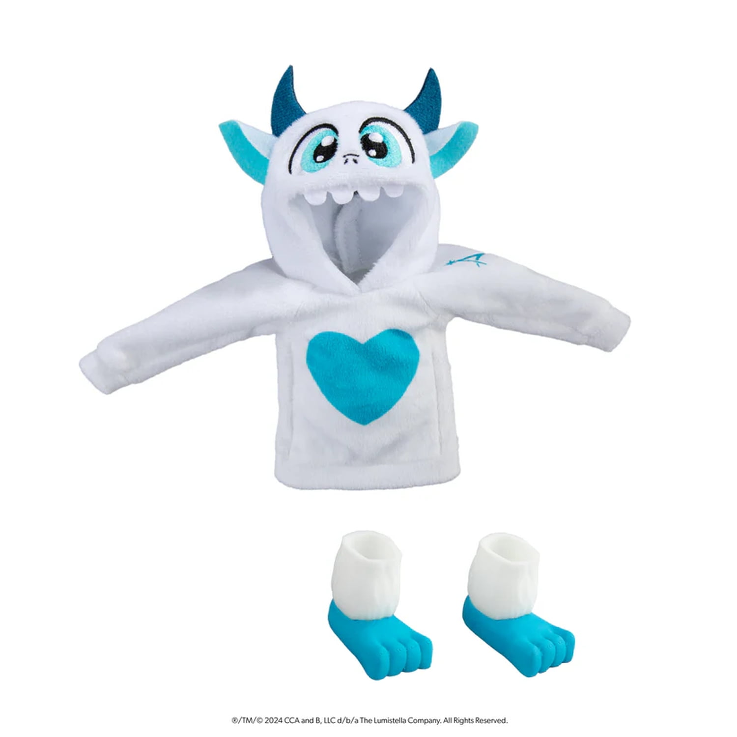 The Elf on the Shelf - Claus Couture: Yeti Hoodie Set
