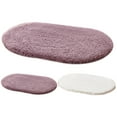 thumbnail image 2 of Coofit Bathroom Mat Non-slip Absorbent Oval Entry Door Mat Bathroom Rug, 2 of 8