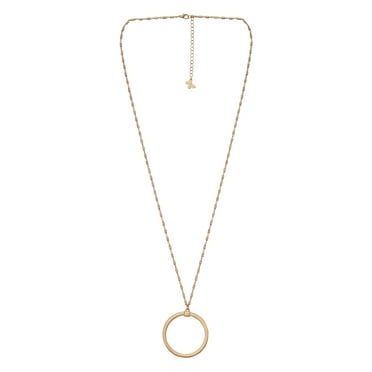 The Pioneer Woman - Women's Jewelry, Soft Gold-tone Circular Pendant Necklace