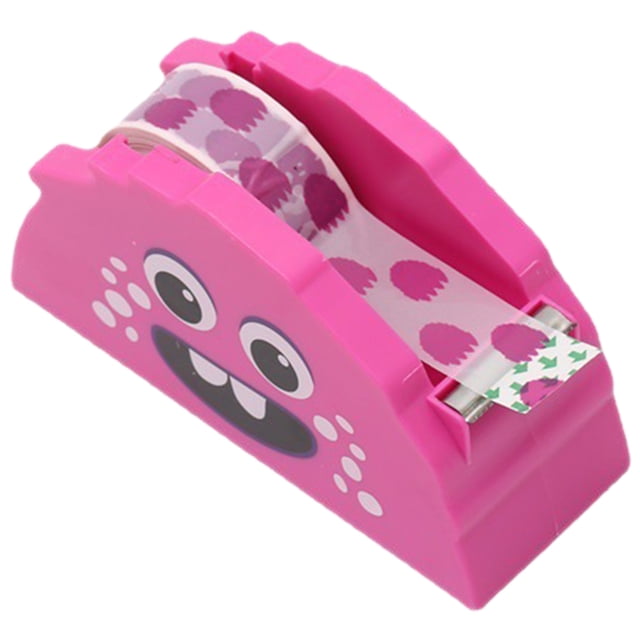 SHISUYAN Tape Dispenser Cartoon Monster Tape Holder Small Tape Cutter for Home Office Table