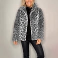 thumbnail image 5 of Faux Furs Jackets for Women Winter Warm Fuzzy Fleece Cropped Jackets Outerwear Trendy Soft Short Coats Jackets Gifts, 5 of 9