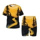 thumbnail image 1 of Fotbe Sunset River Pine Trees Pijama Estampada de 2 Piezas para Niños – Ropa de Dormir de Manga Corta Cómoda para Niños y Niñas, Camiseta y Shorts de Algodón-4X-Large, 1 of 6