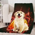 thumbnail image 2 of Elegante alfombrilla para mascotas, suave y cálida, para dormir cachorros, forro , funda para sofá, calabaza enojada Angry Pumpkin jinwen Manta suave para dormir para mascotas., 2 of 8