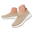 thumbnail image 1 of DXOUPM Chaussures à Enfiler pour Femmes en Maille Respirante Espadrilles Légères Marche Course Chaussures Rétro, 1 of 3