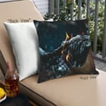 thumbnail image 1 of Ahgly Company Earth Fire Coussin Extérieur, 18 Pouces par 18 Pouces, 1 of 6