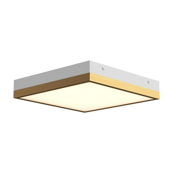 FM553211AGWH-Alora Lighting-Sydney - 23W LED Flush Mount-2 Inches Tall and 11.13 Inches Wide-Aged Gold/White Finish