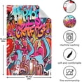thumbnail image 3 of Dreamtimes Graffiti Wall Hip Hop Art Background Kitchen Dish Towel Set,Drying Kitchen Towels Tea Towels Gift Set for Drying Cleaning Cooking Baking 1Pcs, 3 of 7