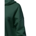 thumbnail image 5 of A2Y Women's Relax Fit Long Sleeve Kangaroo Pockets Hoodie Sweatshirts Huntergreen S, 5 of 6