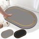 thumbnail image 1 of Esterilla de baño de barro de diatomeas super absorbente - Tapete de secado rápido y antideslizante para seguridad y calor en el baño, 1 of 6