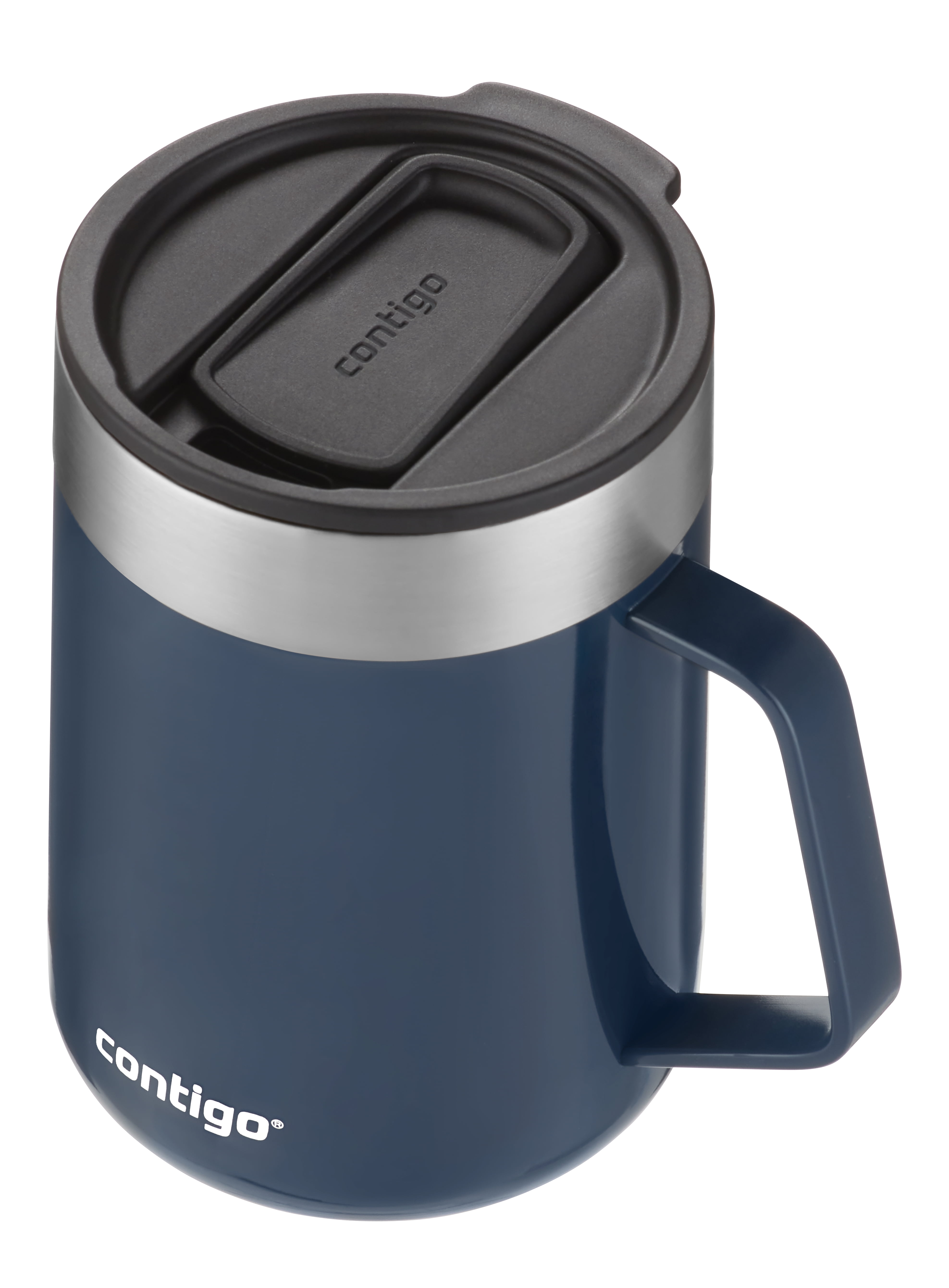  Contigo West Loop Spill-Proof Travel Mug, 14 Oz, 2 pk. Vervain  and Stainless Steel. : Home & Kitchen