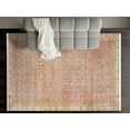 thumbnail image 2 of Red Framed Area Rugs for Living Room Washable Rugs Boho Moroccan Area Rug Soft Neutral Geometric Bohemian Carpet Distressed Indoor Rug for Bedroom Dining Room Office Foldable Nonslip Rug, 2 of 9