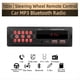 thumbnail image 4 of Radio de Coche 1DIN en el Tablero Estéreo Digital Bluetooth Audio Música Estéreo Reproductor de Coche Radio Reproductor de MP3 USB/SD/Entrada Auxiliar, 4 of 5