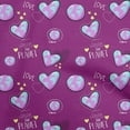 thumbnail image 1 of oneOone Rayon Purple Fabric Save Earth Diy Clothing Quilting Fabric Print Fabric By Yard 56 Inch Wide, 1 of 1