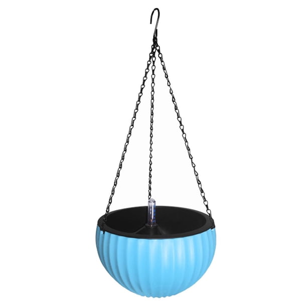 Maceta de Plástico para Colgar en , Colgante, Maceta de Jardín, Contenedor de Plantas, Maceta de Jardín, de Macetas con Cadena, de Azul Shamjiam Maceta colgante creativa