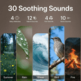 thumbnail image 3 of Sound Machine for Baby, 30 Soothing Sounds & Smart Cry Detection, Portable White Noise Machine with Night Lights, Newborn Baby Boy Gifts, 3 of 6