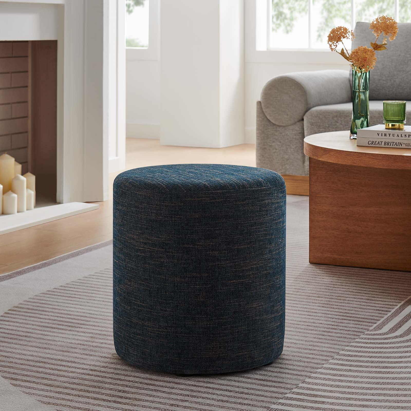 Mainstays Boucle Cloud Storage Ottoman, Green - Walmart.com