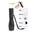 thumbnail image 1 of Juego de linternas LED de alta potencia con baterías recargables 18650, linterna táctica con cargador USB ShuxiuWang 9024715367297, 1 of 1