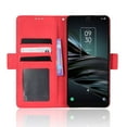 thumbnail image 3 of Case for TCL 20 XE Cover Adjustable Detachable Card Holder Magnetic closure Leather Wallet Case - Red, 3 of 5